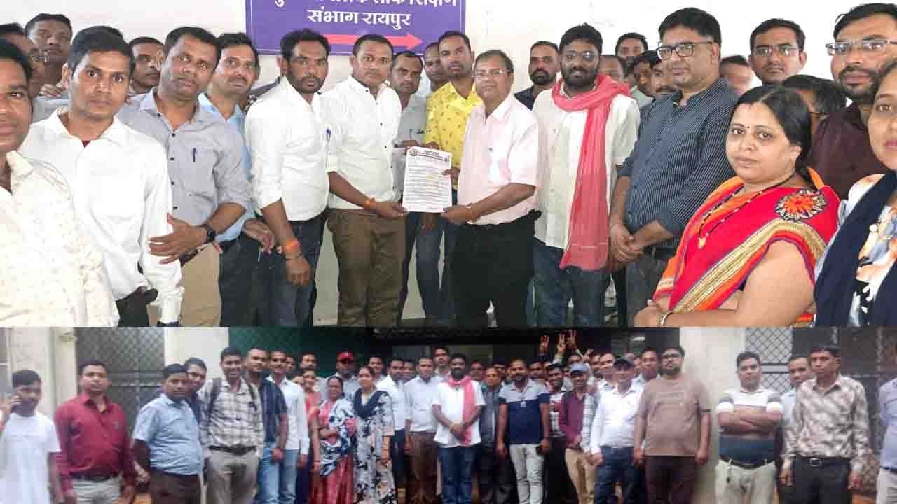 TET उत्तीर्ण शिक्षकों ने रायपुर JD ऑफिस का किया घेराव, 1 सितंबर से हड़ताल की चेतावनी