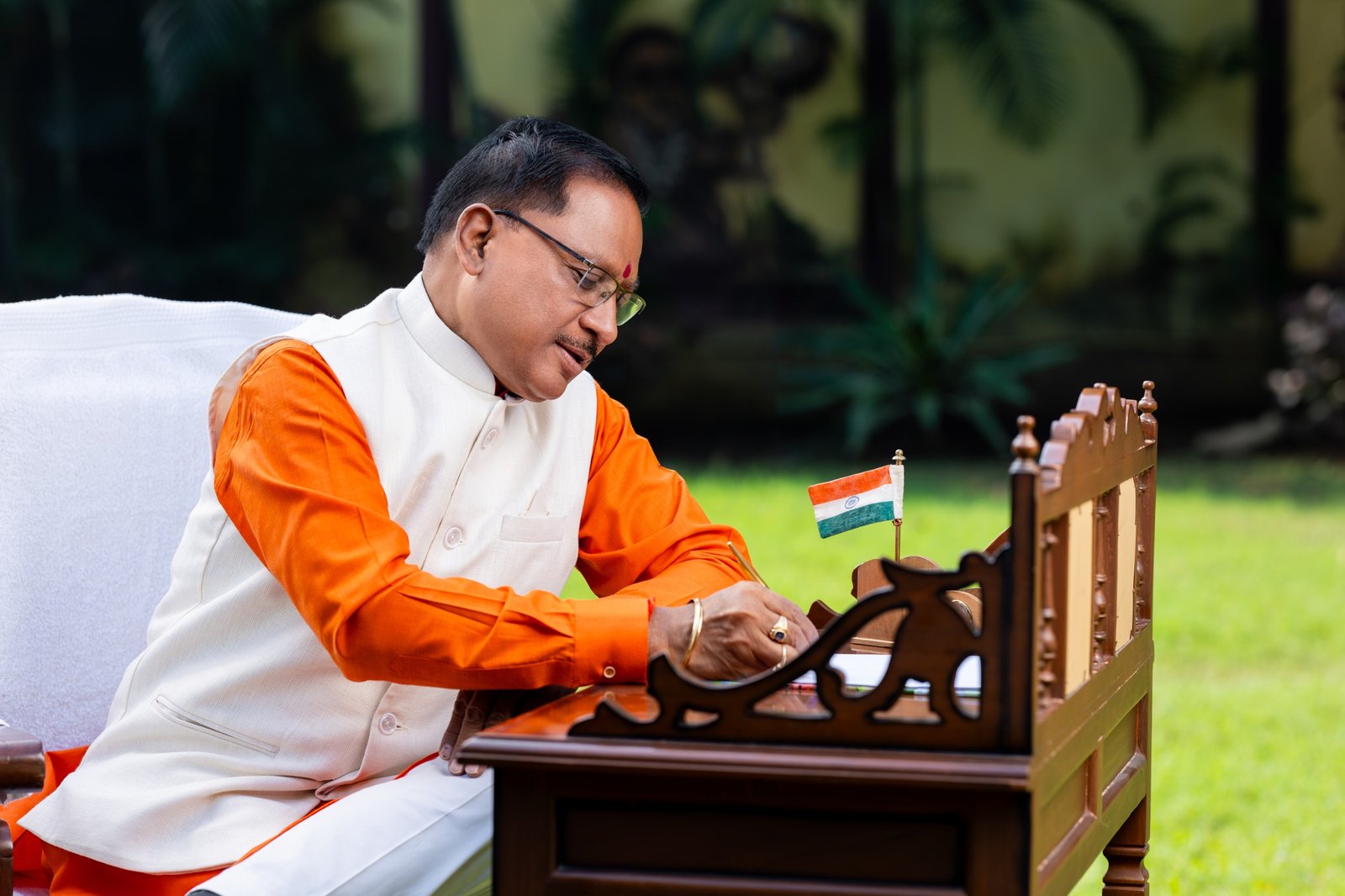 मुख्यमंत्री विष्णुदेव साय ने पत्र लिखा।