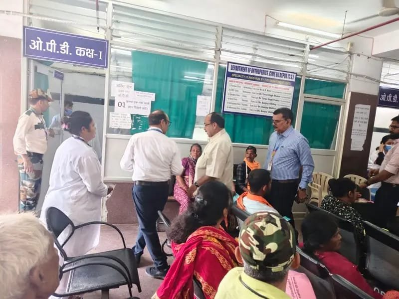डिप्टी CM अरुण साव हुए घायल। पैर में आई चोट